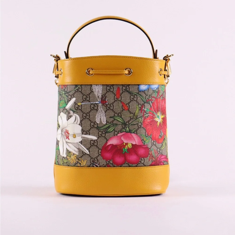 Gucci Ophidia Flora Bucket Bag - Picture 2 of 4